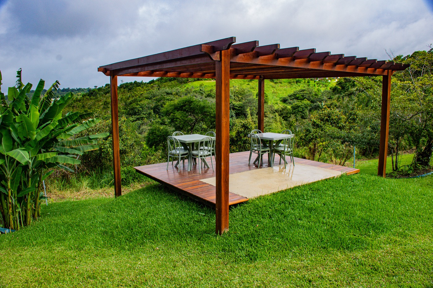 Pergolado no gramado