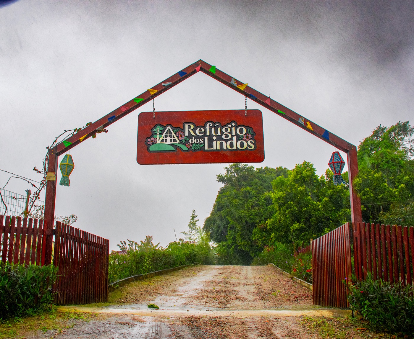 Portão de entrada do Refúgio